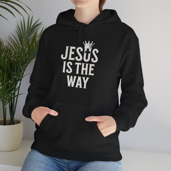 Jesus is the Way - Hosanna Hooded Sweatshirt - Image 4