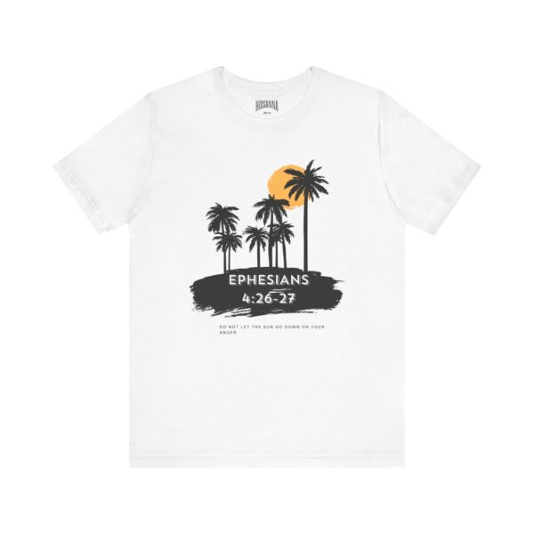 Ephesians 4:26-27 No Anger Short Sleeve Tee - Image 1