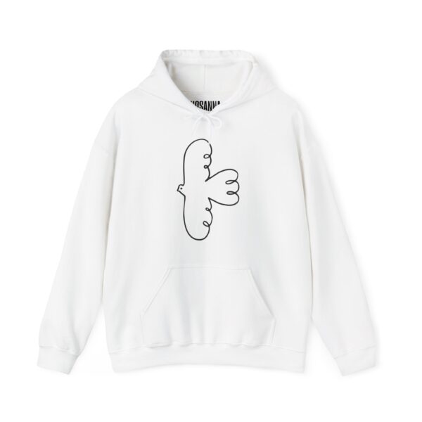 Holy Dove - Hosanna Christian Hooded Sweatshirt - Image 1