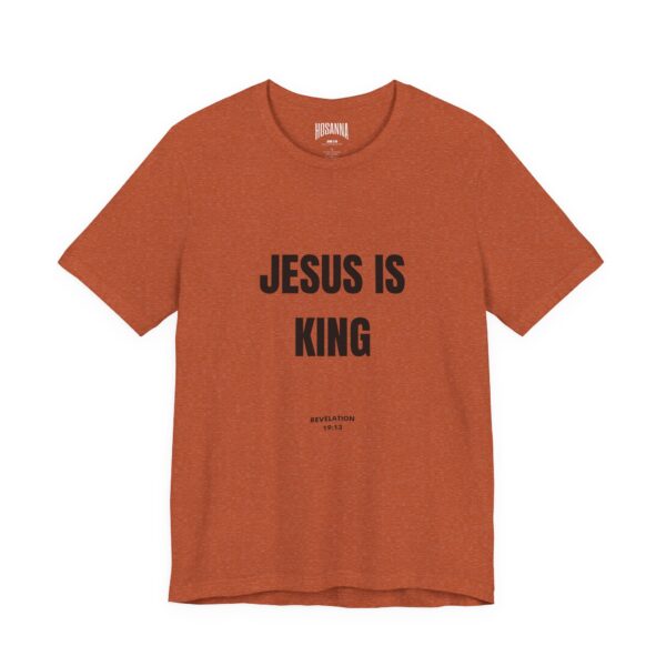 Rev. 19:13 Jesus is King Short Sleeve Tee - Image 11