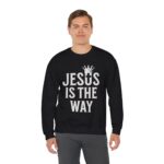 Jesus is the Way - Hosanna Crewneck Sweatshirt - Image 3
