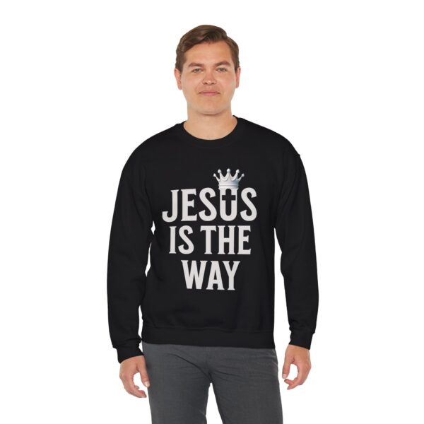 Jesus is the Way - Hosanna Crewneck Sweatshirt - Image 3