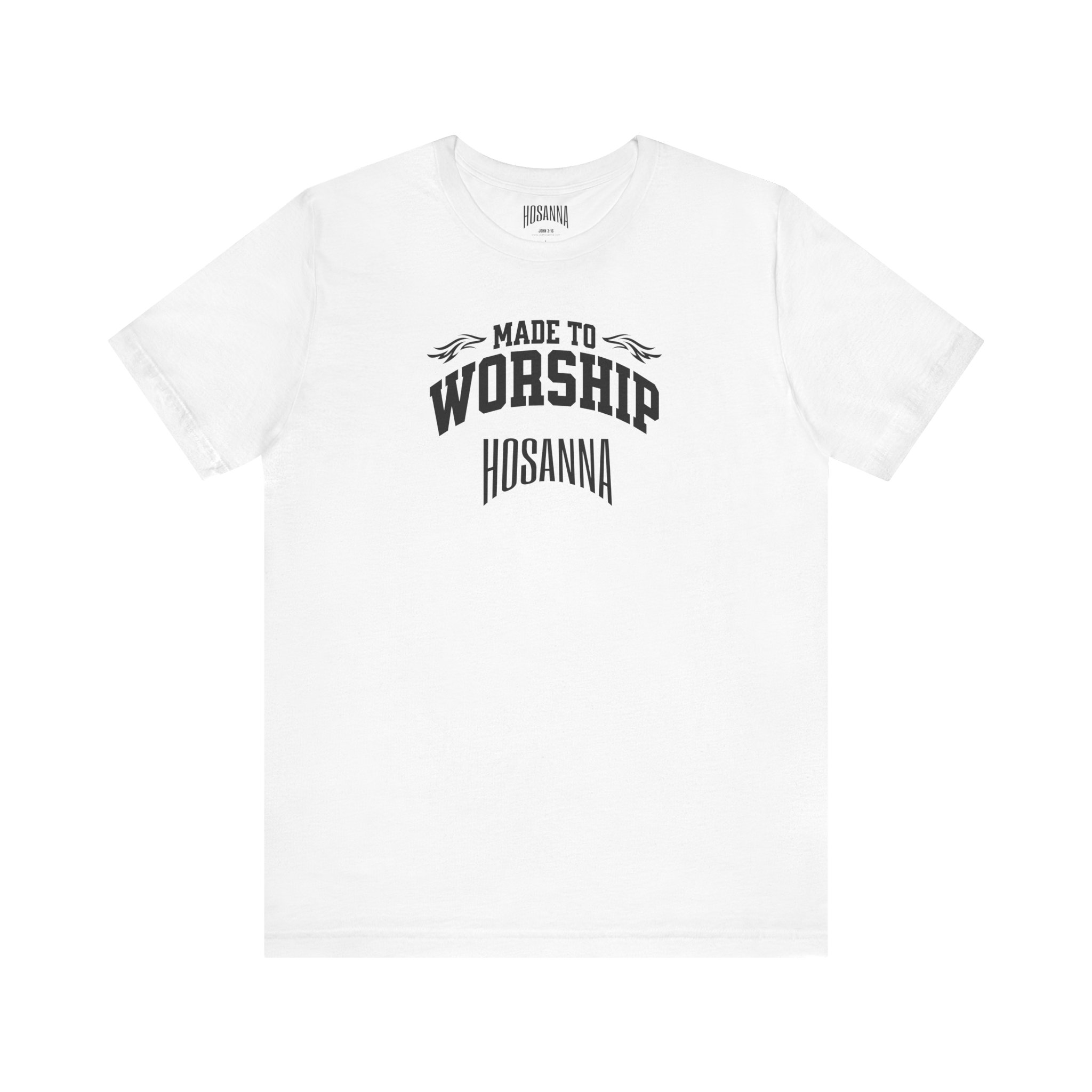 16124493718833128869_2048.jpeg Made to Worship Unisex Jersey Tee - Hosanna Christian T-Shirt - Image 1