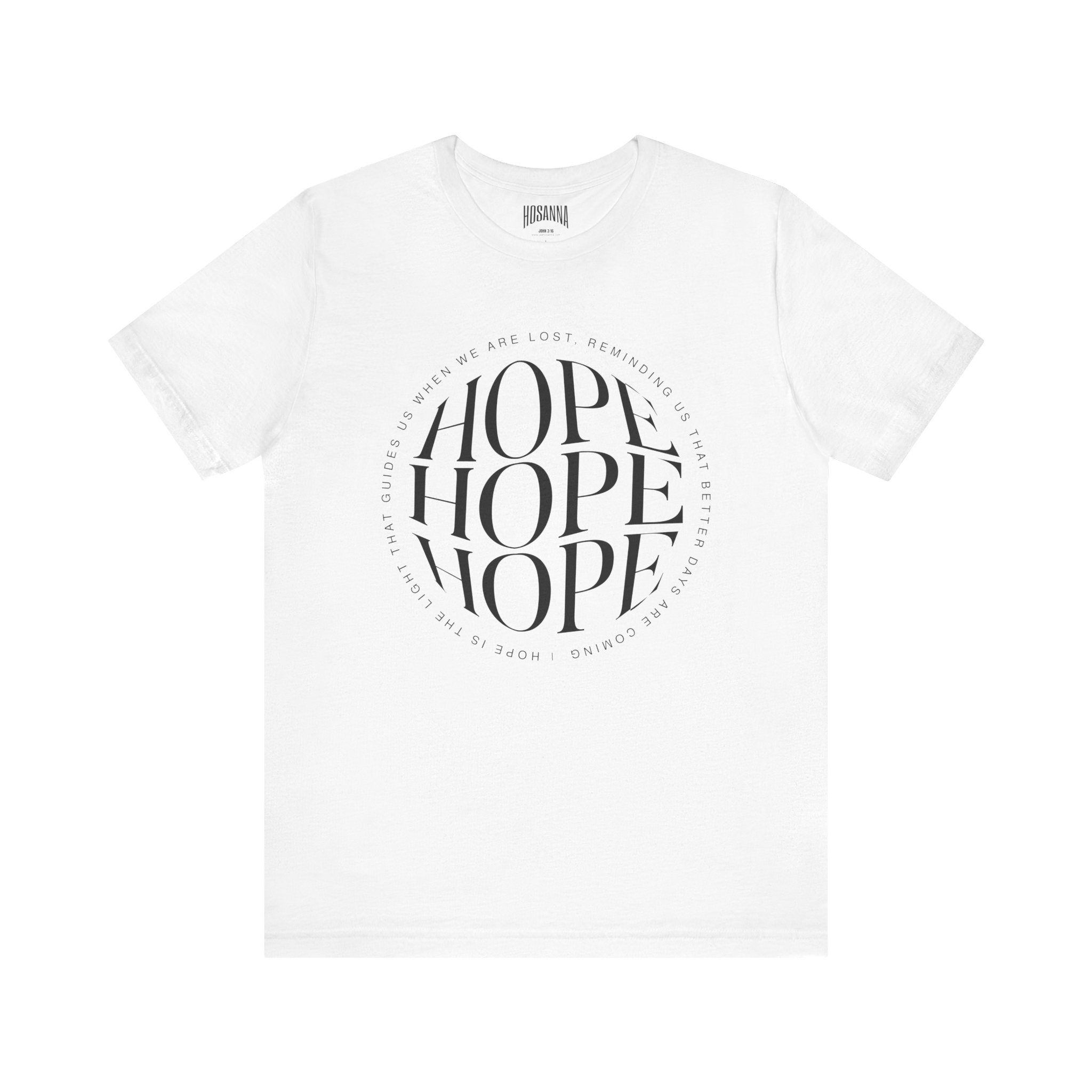 16220126812787957659_2048.jpeg Hope Unisex Jersey Tee - Christian Hosanna T Shirt - Image 1