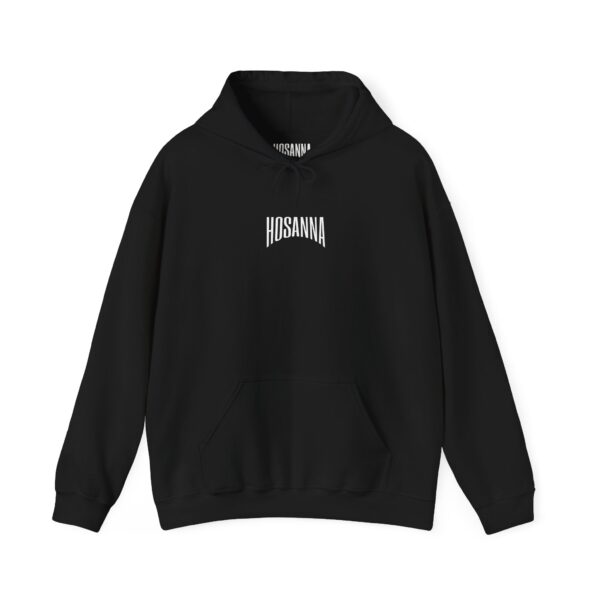 God is King - Hosanna Christian Hooded Sweatshirt - Image 2