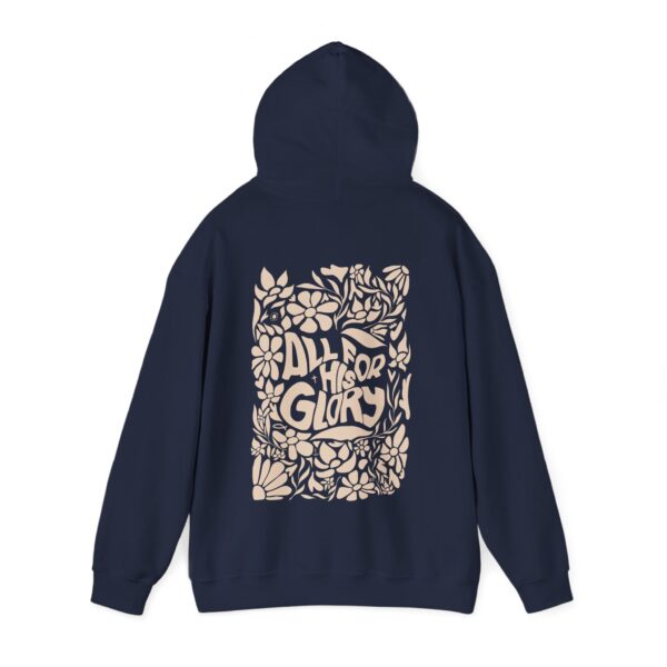 All For His Glory - Hosanna Christian Hooded Sweatshirt - Image 3