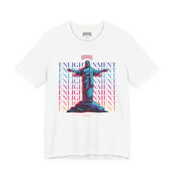 Enlightenment - Unisex Jersey Short Sleeve Hosanna Christian T-Shirt - Image 3