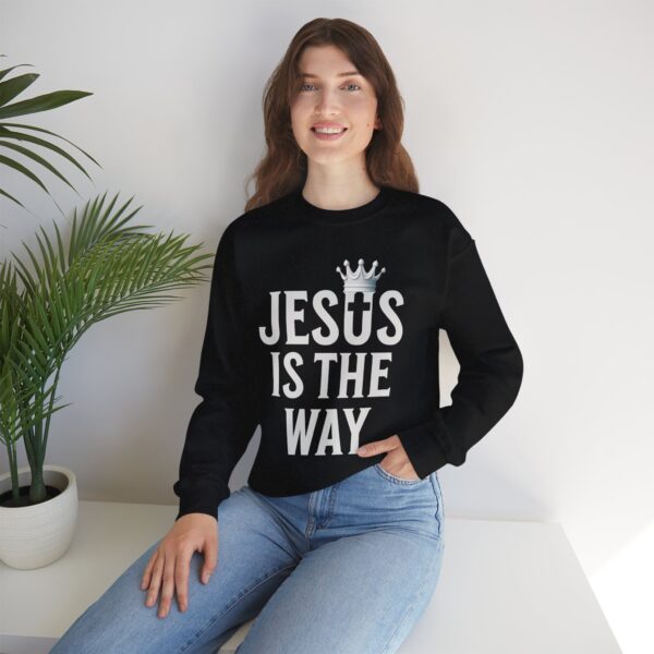 Jesus is the Way - Hosanna Crewneck Sweatshirt - Image 4