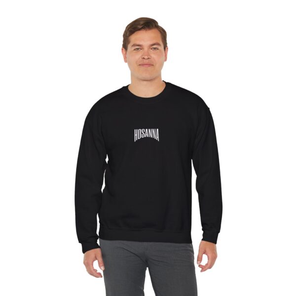 God is King - Hosanna Christian Crewneck Sweatshirt - Image 4