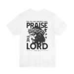 Praise The Lord Jersey Tee - Hosanna Christian T Shirt - Image 4