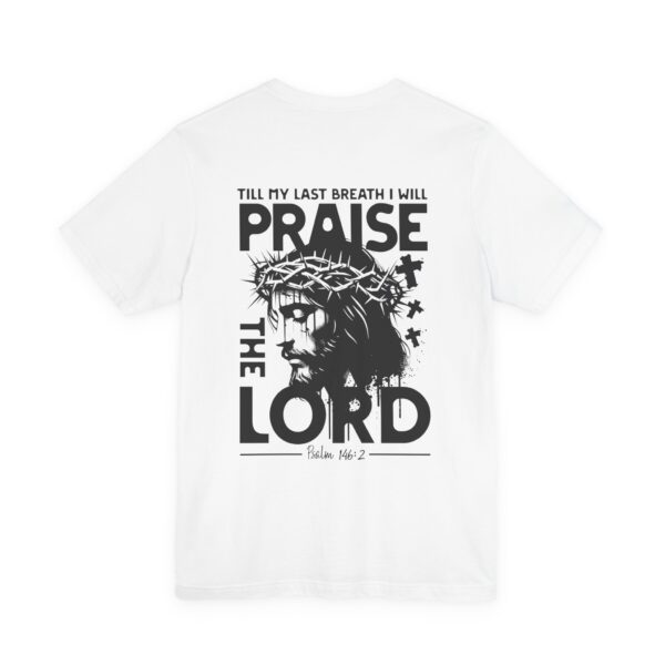 Praise The Lord Jersey Tee - Hosanna Christian T Shirt - Image 4