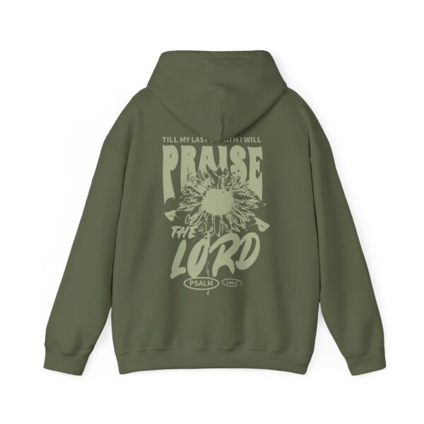 Till My Last Breath I Will Praise the Lord - Hosanna Christian Hooded Sweatshirt - Image 1
