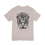Made to Worship Unisex Jersey Tee - Hosanna Christian T-Shirt - Image 8
