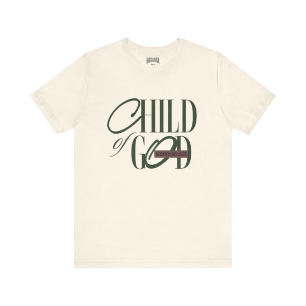 Child of God Unisex Jersey Tee - Hosanna Christian Clothing - Image 5