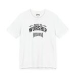 Made to Worship Unisex Jersey Tee - Hosanna Christian T-Shirt - Image 3