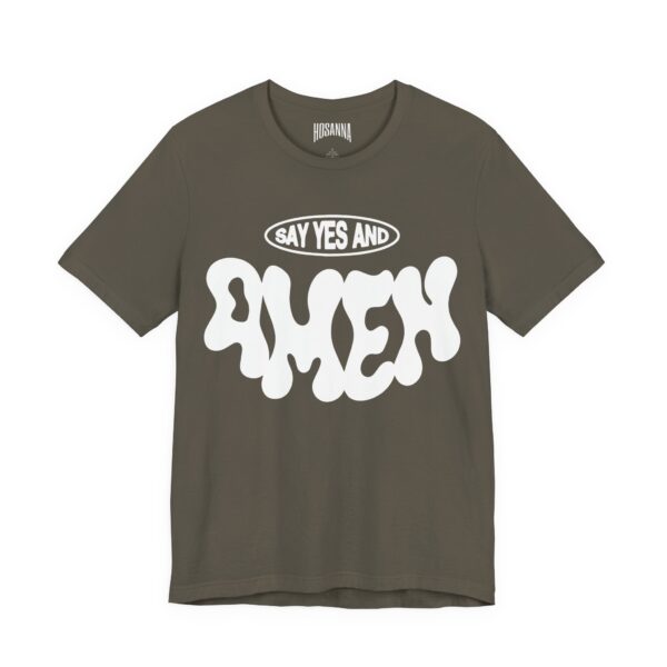 Say Yes And Amem Short Sleeve Tee - Image 3