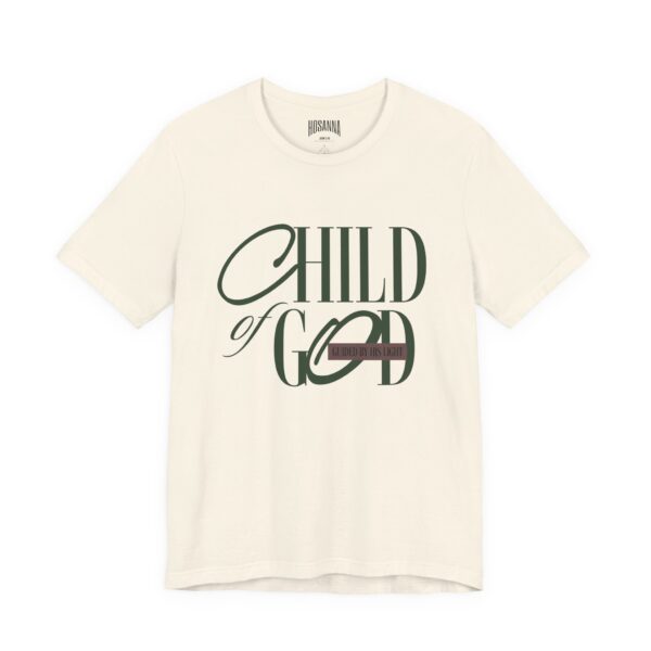 Child of God Unisex Jersey Tee - Hosanna Christian Clothing - Image 7
