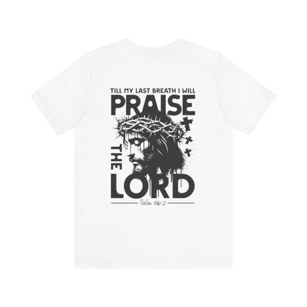 Praise The Lord Jersey Tee - Hosanna Christian T Shirt - Image 2