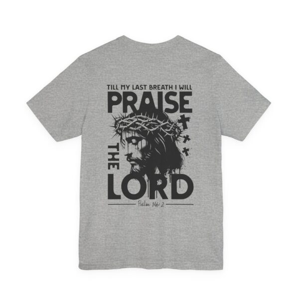 Praise The Lord Jersey Tee - Hosanna Christian T Shirt - Image 8
