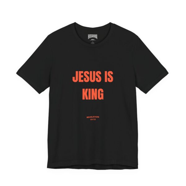 Rev. 19:13 Jesus is King Short Sleeve Tee - Image 3