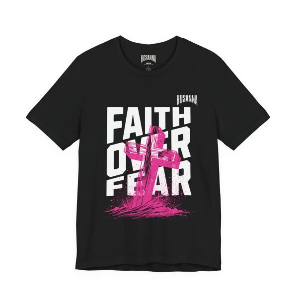 Faith Over Fear Unisex Jersey Tee – Hosanna Christian T-Shirt - Image 7