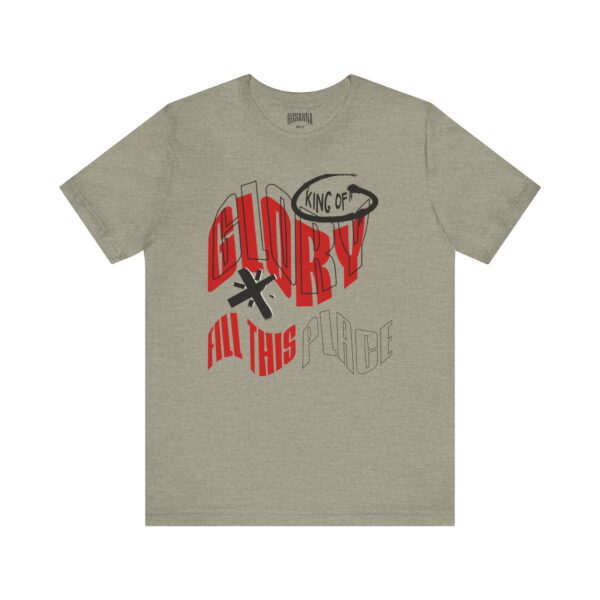 King of Glory Unisex Jersey Tee - Hosanna Christian T-Shirt - Image 5