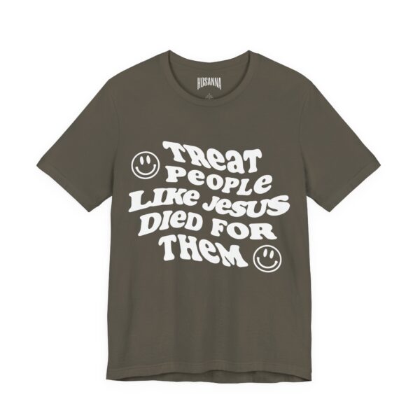 Treat People Like Jesus Short Sleeve Tee - Image 3