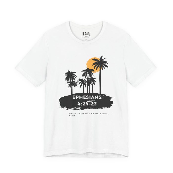 Ephesians 4:26-27 No Anger Short Sleeve Tee - Image 3
