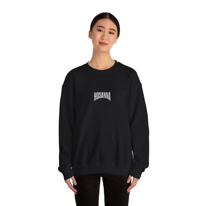 God is King - Hosanna Christian Crewneck Sweatshirt - Image 4