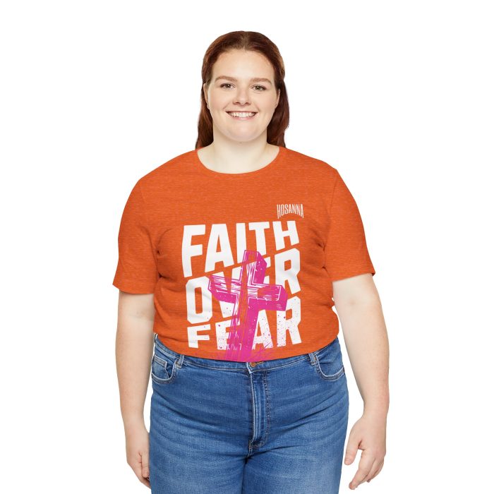 Faith Over Fear Unisex Jersey Tee – Hosanna Christian T-Shirt - Image 13