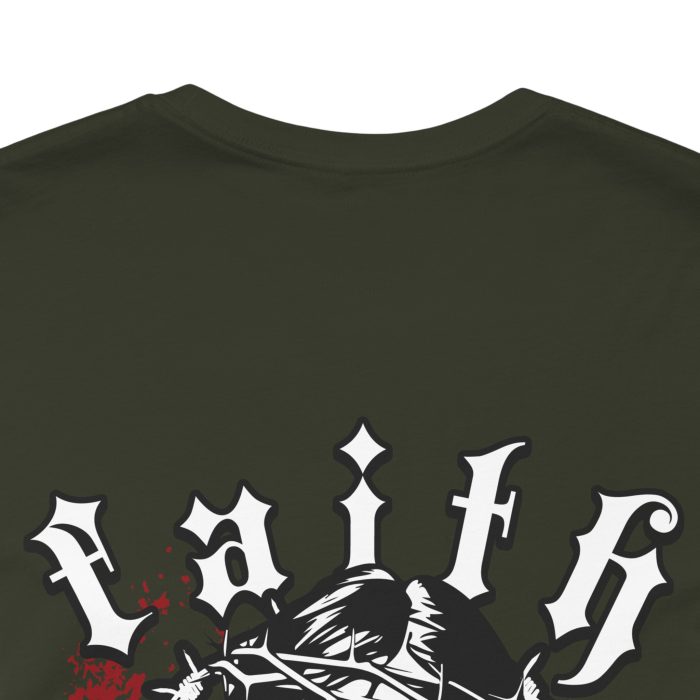 Faith - Unisex Jersey Short Sleeve Hosanna Christian T- Shirt - Image 41