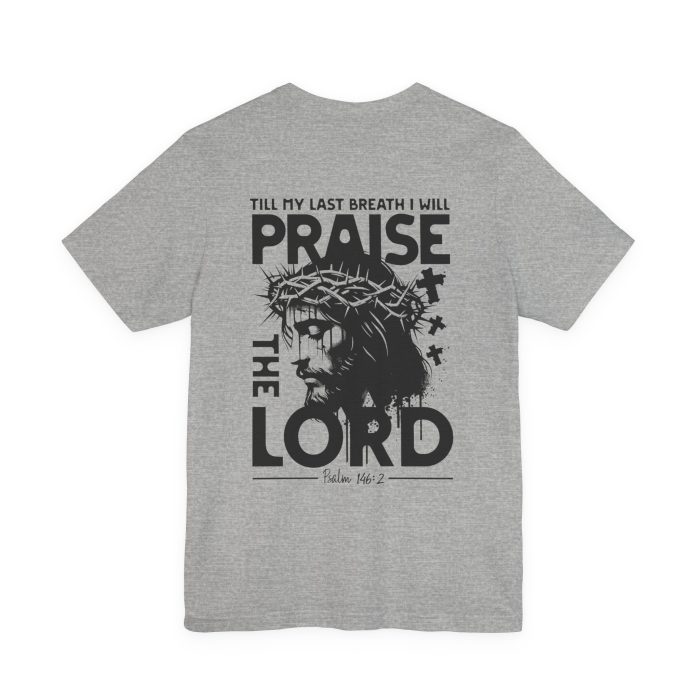 Praise The Lord Jersey Tee - Hosanna Christian T Shirt - Image 8
