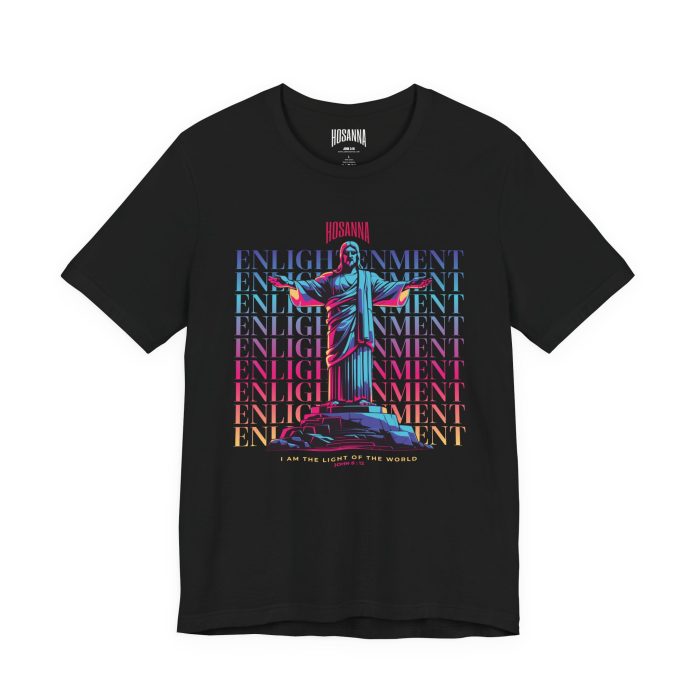Enlightenment - Unisex Jersey Short Sleeve Hosanna Christian T-Shirt - Image 34