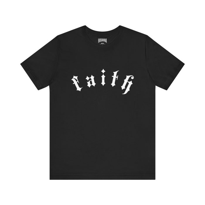 Faith - Unisex Jersey Short Sleeve Hosanna Christian T- Shirt - Image 31