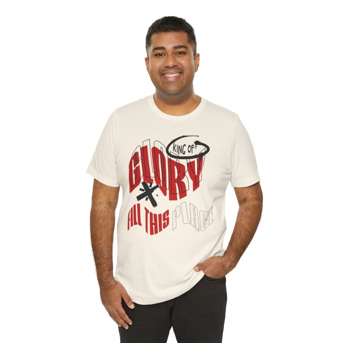 King of Glory Unisex Jersey Tee - Hosanna Christian T-Shirt - Image 14