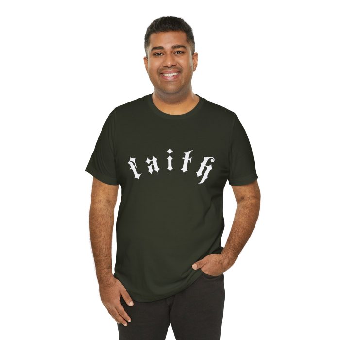 Faith - Unisex Jersey Short Sleeve Hosanna Christian T- Shirt - Image 47