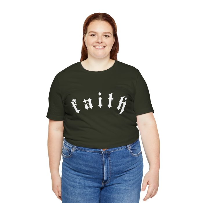 Faith - Unisex Jersey Short Sleeve Hosanna Christian T- Shirt - Image 46