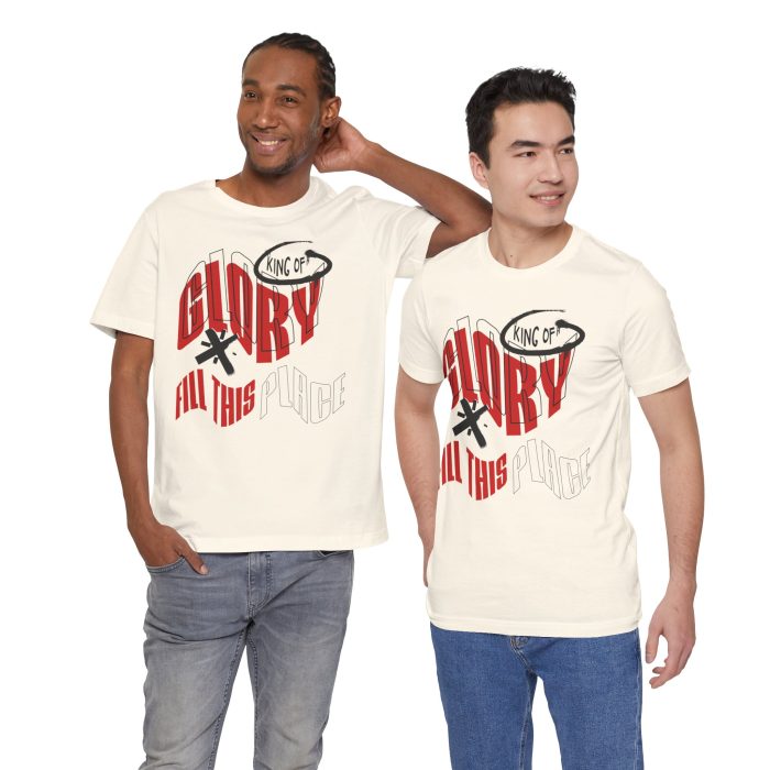 King of Glory Unisex Jersey Tee - Hosanna Christian T-Shirt - Image 26