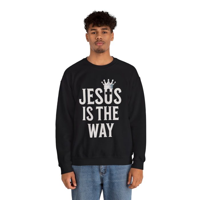 Jesus is the Way - Hosanna Crewneck Sweatshirt - Image 5
