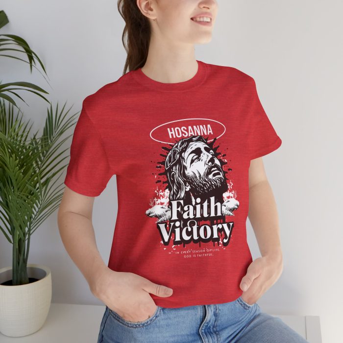 Faith Victory Unisex Tee - Hosanna Christian T Shirt - Image 55