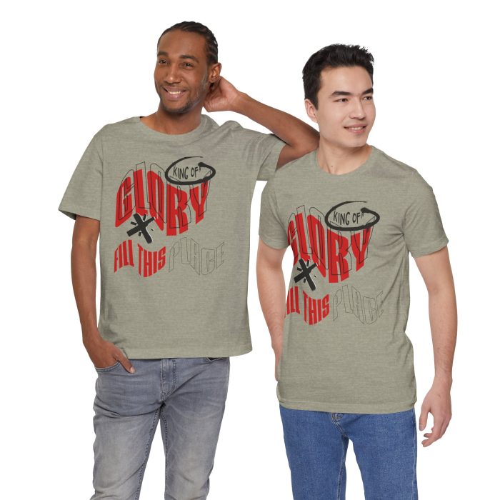 King of Glory Unisex Jersey Tee - Hosanna Christian T-Shirt - Image 59