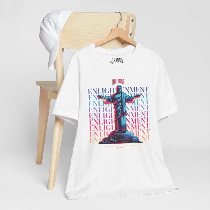 Enlightenment - Unisex Jersey Short Sleeve Hosanna Christian T-Shirt - Image 6