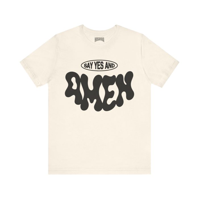 Say Yes And Amem Short Sleeve Tee - Image 9