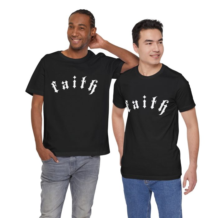 Faith - Unisex Jersey Short Sleeve Hosanna Christian T- Shirt - Image 26
