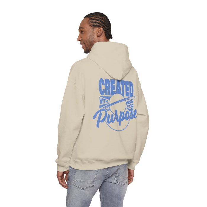 Created With Purpose, For Purpose - Hosanna Christian Hooded Sweatshirt - Image 14