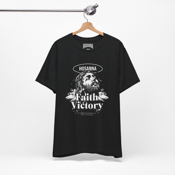 Faith Victory Unisex Tee - Hosanna Christian T Shirt - Image 5