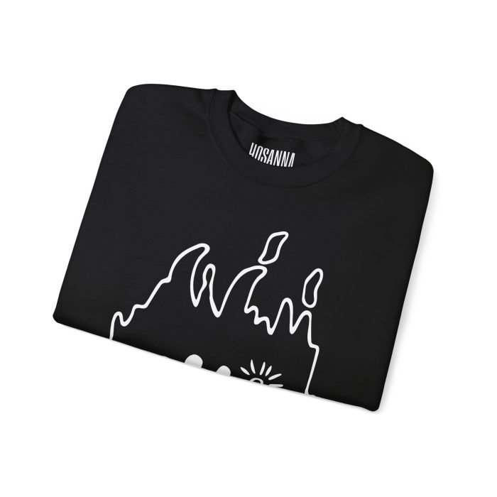Another In The Fire - Hosanna Christian Crewneck Sweatshirt - Image 3