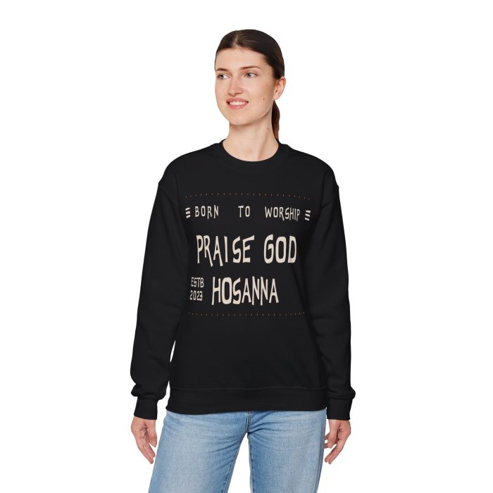 Praise God, Hosanna Crewneck Sweatshirt - Image 8