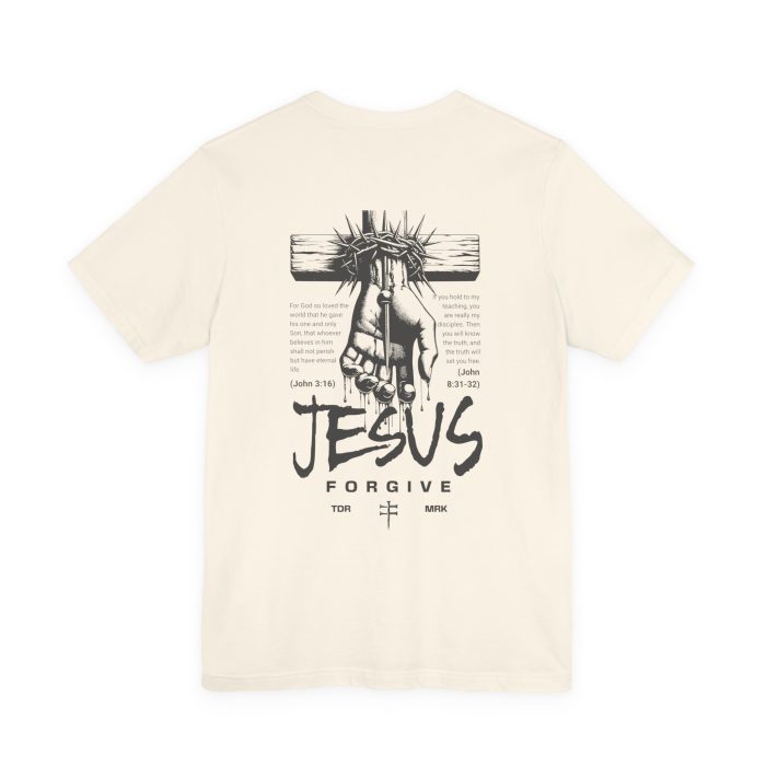 Jesus Forgives Tee - Hosanna Christian T Shirt - Image 35