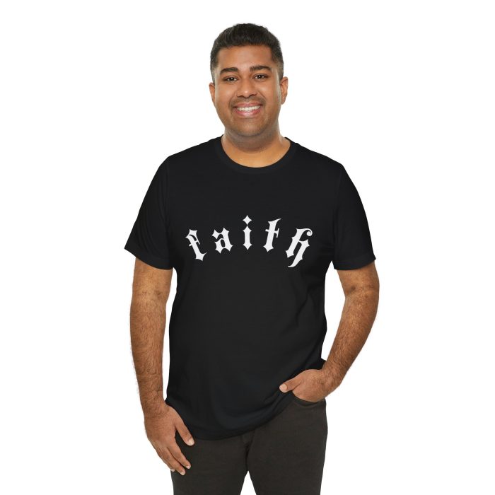 Faith - Unisex Jersey Short Sleeve Hosanna Christian T- Shirt - Image 14